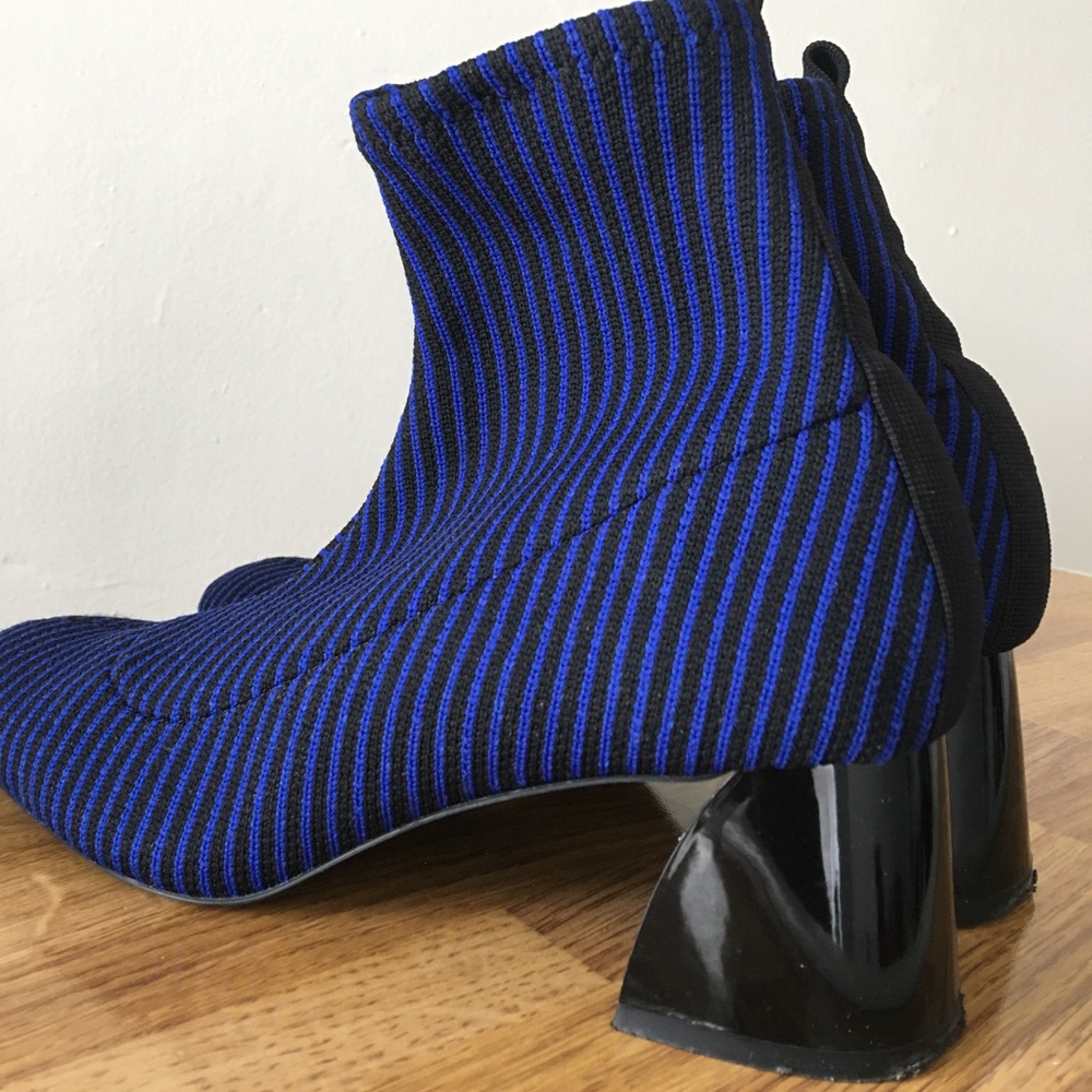 Zara Contrast Ankle boots WORN ONCE